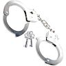 Esposas de Metal Fetish Fantasy Series com Cadeia de Aço