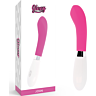 Vibrador GLOSSY John com curva adaptada ao corpo feminino
