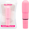 Balas Vibradoras GLOSSY Glossy - Pocket Vibrador Rosa