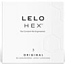 Preservativos LELO HEX 3 Unidades com Sensibilidade Aumentada