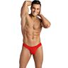 Anais Men Soul Tanga XL - Vermelho e Preto - Microfibra - Confortável - Sedução - Poliamida - Elastano