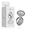 Plug Anal INTENSE com Cristal Prateado
