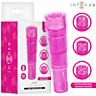 Mini vibrador INTENSE FUN TOYS KURT com 4 cabeças intercambiáveis rosa