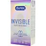 Preservativos Durex Invisible Extra Lubricado - 12 Unidades