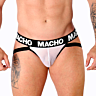 Jockstrap MACHO MX26X1 com tecido semitransparente