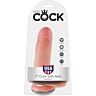 Dildo KING COCK 7 com testículos e tacto realista