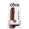 Dildo King Cock 8" com Tacto Realista e Testículos