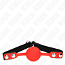 Mordaça KINK RED SILICONE BALL 4 CM