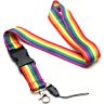 Artigos divertidos PRIDE LANYARD com bandeira LGBT
