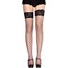 Medias de Red Leg Avenue com Top de Renda