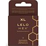 Condomes LELO HEX Respect XL - Tamanho Grande e Conforto