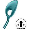 Anel vibratório Satisfyer Swordsman verde camuflagem - Estimulador de clitóris e ereção intensa