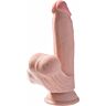 Pênis realístico 3D com testículos oscilantes | Dildo King Cock Plus Triple Density 21,5cm