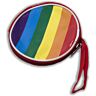 Carteira redonda lgtb cores orgulho gay - Ideal para celular, chaves, dinheiro