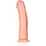 RealRock - Dildo Realista Curvado com Ventosa - 9''/23 cm