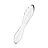 Satisfyer Dazzling Crystal 1 - Vibrador de Vidro de Borosilicato Sólido - Transparente