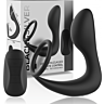 Vibrador anal BLACK&SILVER com comando remoto