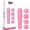 Mini vibrador GLOSSY Kurt com cabeçais intercambiáveis