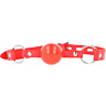 Mordaza de Bola KINK com Candado Vermelho 4 cm