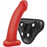 Pack Dildo Semi‑realista com Arnês S Pleasures