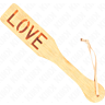Pala BDSM KINK Palabra Love 32x5.5cm em bambu
