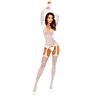 Bodystocking PASSION BS125 com abertura no entrepernas