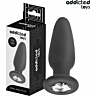 Plug Anal Addicted Toys com Joia Tamanho L 12,6 cm