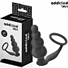 Plug Anal Addicted Toys Modelo 5 com Anel para Testículos