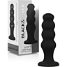 Plug anal BLACK&SILVER Scott em silicone premium