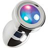 Plug anal S Pleasures Metal IRIS com LED