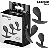 Plug Anal Addicted Toys Modelo 3 - Conjunto de 3 tamanhos
