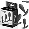 Set de 3 Plugs Anales ADDICTED TOYS Modelo 2 para Iniciantes