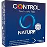 Preservativos Control Nature 3 Unidades com Lubrificante