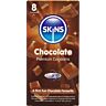 Preservativos SKINS Sabor Chocolate Pack 8