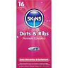 Preservativos Skins Dots & Ribs Premium Pack 16
