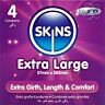 Preservativos SKINS XL Premium Pack 4 | Ajuste Generoso