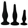 Plug Anal BDSM Anal Toys Kit de Iniciação - Silicone para principiantes