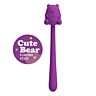 Vibrador FUN TOYS CUTE BEAR Flexível para Estimulação Direcionada