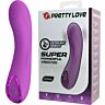 Vibrador Pretty Love DJ Dick com Anel Decorativo