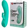 Vibrador Rabbit Pretty Love DJ Stick com Estimulador Clitoriano