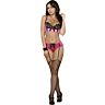 Conjunto lingerie Exposed Sequin Lace Bra e Short