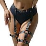 Arnês SUBBLIME FETISH Garter Harness com Detalhes em Anéis