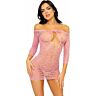 Lencería Picante Leg Avenue Mini Vestido Heart Net