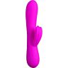 Vibrador Rabbit Pretty Love Barrete com Estimulador Clitoriano