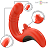 Vibrador U INTENSE PAULINA para Estimulação Dupla