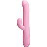 Vibrador Rabbit PARTY UP Dean com rotação