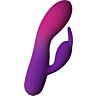 Vibrador Rabbit ROCKS-OFF Glo-Girl com duplo motor