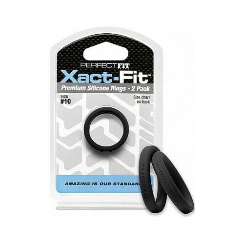 Pacote Xact-fit: Anéis de Silicone Pretos