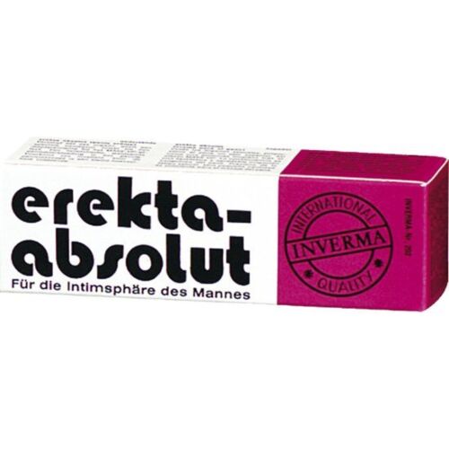 Creme Masculino INVERMA EREKTA ABSOLUT para Ereção Rápida