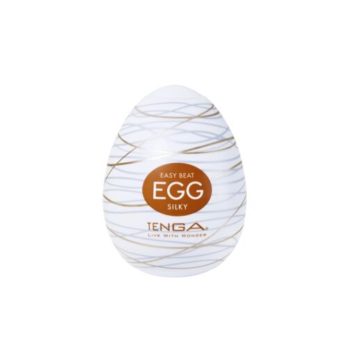 Masturbador Tenga Egg Silky com texturas excitantes